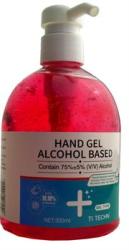 Casey TI Techn 500ML Strawberry Red Hand Sanitiser In Pump Spray BOTTLE-75% Alcohol Hydrogen Peroxide Glycerine Red Liquid. Rapidly Evaporates From Hands Leaving A