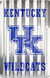 Hangtime Kentucky Wildcats Corrugated Sign 12 X 18 Embossed