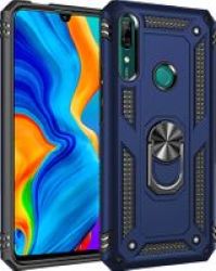 Shockproof Armor Stand Case For Huawei P30 Lite MAR-L01A Blue