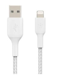 Belkin Boostcharge Lightning To USB Type-a 2M Braided Cable - White