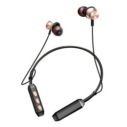 Mchoice Bluetooth Headphones Wireless Sports Earphones Neckband Headset With MIC For Iphone Gold