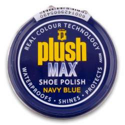 Plush Max Shoe Polish 50ML - Navy Blue