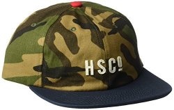 Herschel Supply Co. Men's Mosby Cap Woodland Camo navy red One Size