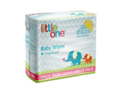Baby Wipes Fragranced 3 Packs Of 80 Wipes.