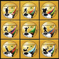 Swaziland - 2010 3rd Sapoa Joint Issue Fifa World Cup Set Mnh