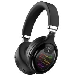 XO - BE18 - Stereo Audio Rgb Lighting Wireless Bluetooth Headset- Black