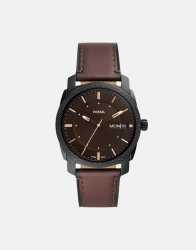Fossil Machine Three-hand Date Watch - One Size Fits All Brown