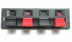 Spring Loaded 4 Positions Push Type Wire Terminal Block Connectors. Collections Are Allowed.