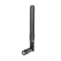 Uxcell Wifi Antenna 8DBI High Gain Bnc Male 2.4 5.8GHZ Dual Band Omni Direction Folding Compatible With Bluetooth zigbee Antenna Paddle Type Black