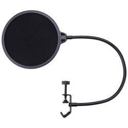 Microphone Pop Filter - Black