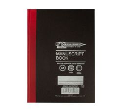 Manuscript Book - Feint & Margin - White Pages - A5 - 192 Pages - 35 Pack