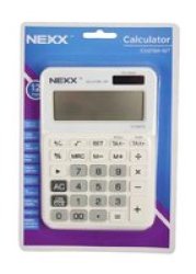 Nexx CD2720 12 Digit Desktop Calculator White