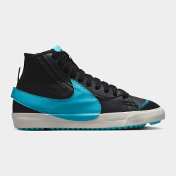 Nike Men's Blazer Mid Black blue Sneaker