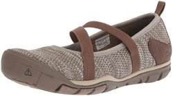 Keen Women's Hush Knit Mj Cnx Mary Jane Flat Brindle canteen 10 M Us