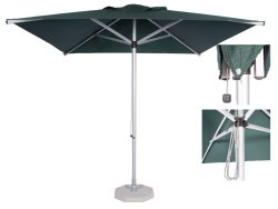 3M Square Alu Umbrella-dark Green