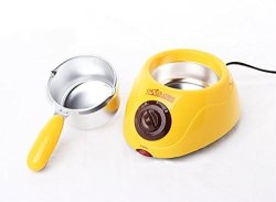 Eleoption Electric Chocolate Melting Pot With Free Accessories Electric Chocolate Fondue Fountain Pot Cupcake Chocomaker Candy Melter Yellow