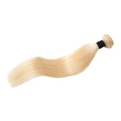 Leshine Hair Blonde Human Hair Bundles 613 9A Brazilian Straight Hair Bundles 100% Virgin Human Hair Extensions 100G 30 Inch