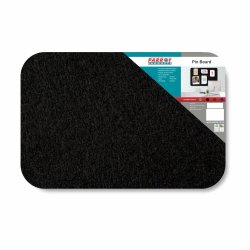 Adhesive Pin Board No Frame - 900 600MM - Black