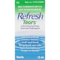 Allergan Refresh Tears Lubricating Eye Drops 15ML