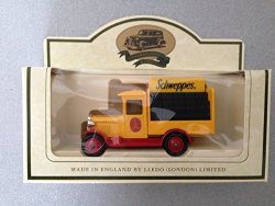 Vintage Lledo Models Of Days Gone Chevrolet Bottle Truck Yellow red "schweppes