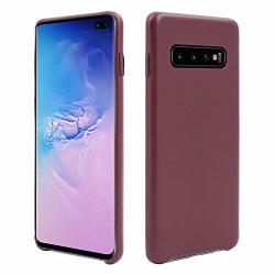 Samsung Galaxy S10 Plus Case Ipush Pu Leather Business Style Non-slip Case For Samsung Galaxy S10 Plus 2019 Red