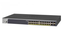 Netgear GS728TPP - Managed - L2 L3 L4 - Gigabit Ethernet 10 100 1000 - Power Over Ethernet Poe - Rack Mounting - 1U