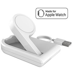 Mfi Certified Apple Iwatch Protable Magnetic Charging Dock Foldable Design To Enable Nightstand Mode With 3FT Long USB Cable For All Iwatch Series 1