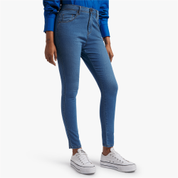 Women&apos S Mid Blue Skinny Jeans