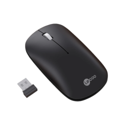 Lenovo Lecoo - WS214 - 2.4G Slim Portable 1200 Dpi Wireless Mouse - Black