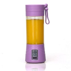 Portable Electronic USB Juicer Cup Fruit Mixing Machine Mixer Blender Purple