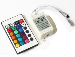 Led Connector Rgb Controller + 24 Key Remote