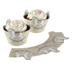 Ginger Ray - Rock-a-bye Baby - Cupcake Wraps