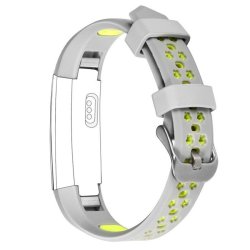 Fitbit Alta Hr Star Silicone Band - Grey & Yellow