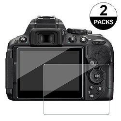 Awinner Glass For Nikon D5300 D5500 D5600 Camera Screen Protector Anti-scratch Tempered Glas 2-PACK