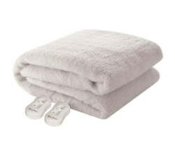 Pure Pleasure - Double - Extra Length Sherpa Fleece - Fitted Electric Blanket W Skirt - 137X205CM