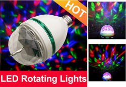 Led Light Bulbs: Rotating Party Disco Light Plus A Complimentary Holder. Collections Are Allowed.