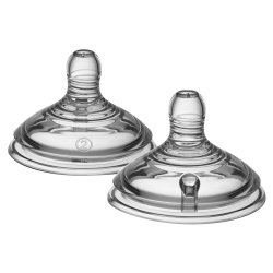 Tommee Tippee Closer To Nature Silicone Teat 2 Pk