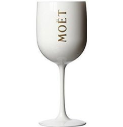 Moet Chandon Ice Imperial White Acrylic Champagne Glass By Moet