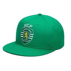 QuestProducts Sporting Clube De Portugal Adjustable Snapback Team Color Curved Bill Soccer Hat One Size Green