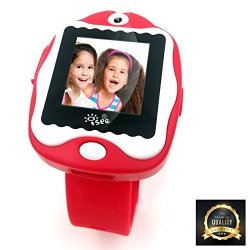 Isee Durable Kids Smartwatch Touchscreen Game Digital Camera Smart Watches Clock Alarm For Children Red