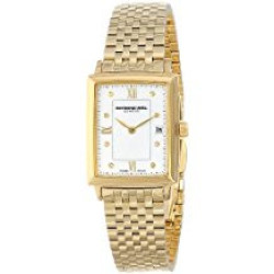Raymond Weil Tradition Gold-tone Mother Of Pearl Dial Diamond Ladies Watch Item No. 5956-P-00995