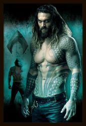- Aquaman Poster With Black Frame