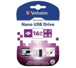 Verbatim Store N Stay Nan 16GB Black USB 2.0 Type-a USB Flash Drive 97464