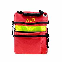 Jipemtra First Aid Bag Aed Medical Bag 1ST Aid Bag Empty Rescue Defibrillator Bag First Responder Bag For Emergency Critical Healthcare Protection Bag Only