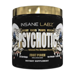 Psychotic Gold Pre-workout Powder 202G Assorted - Fruit Punch