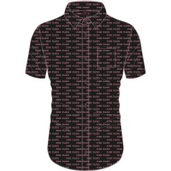Pink Floyd - Courier Pattern Unisex Shirt - Black Small