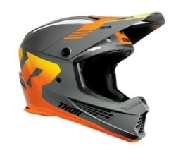 Sector 2 Carve Charcoal orange Helmet