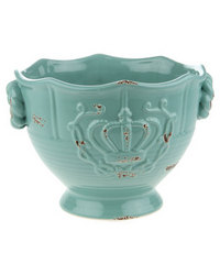 Bali Decorative Pastel Ceramic Bowl in Blue