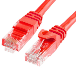 Acconet. Acconet 1M CAT6 Flylead Red - Perfect For Network Devices