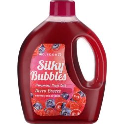 Clicks Silky Bubbles Pampering Foam Bath Berry Breeze 2 Litres